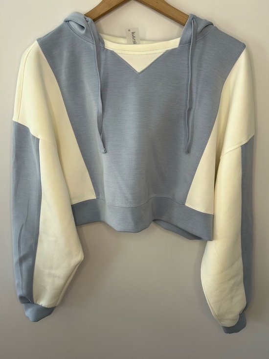 *NWT* AS Revival by Altar’d State Zen Blue Colorblock Supersoft Hoodie, Medium - Picture 4 of 13